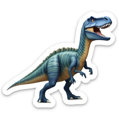 Realistic spinosaurus sticker