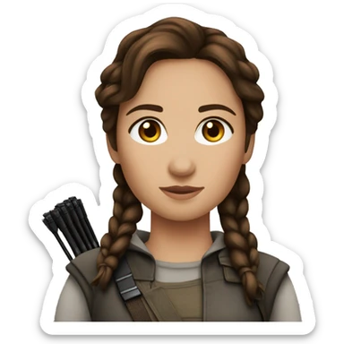 Katniss Everdeen sticker