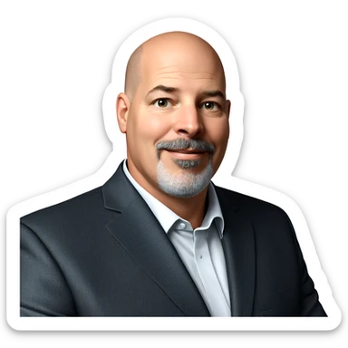 formal portrait of a man sticker