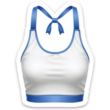 a white halter top sticker