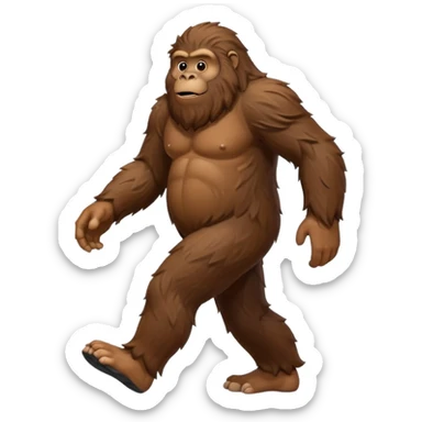 Bigfoot sticker