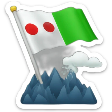 anti pollution flag sticker