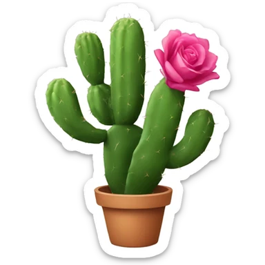 Rose cactus  sticker