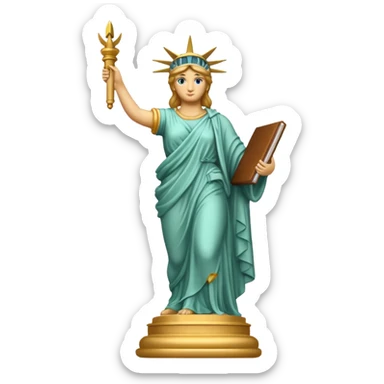 statue of freedom sticker