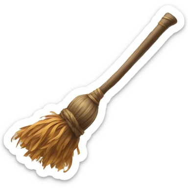 magic broomstick sticker