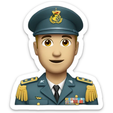 Un militaire  sticker