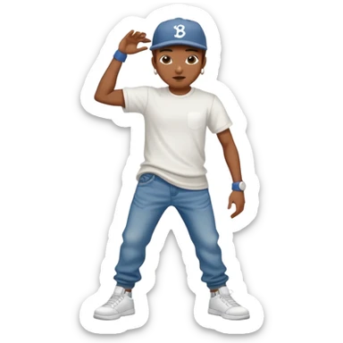 hip hop dancer sticker
