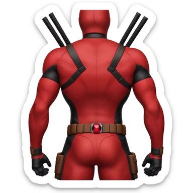 DeadPool butt sticker