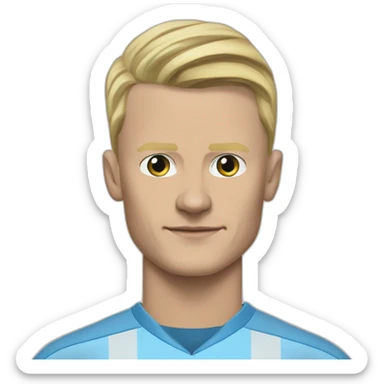 erling haaland man city sticker