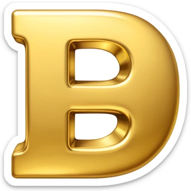 OG letters 3d emoji sticker