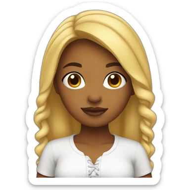 Dominican girl sticker