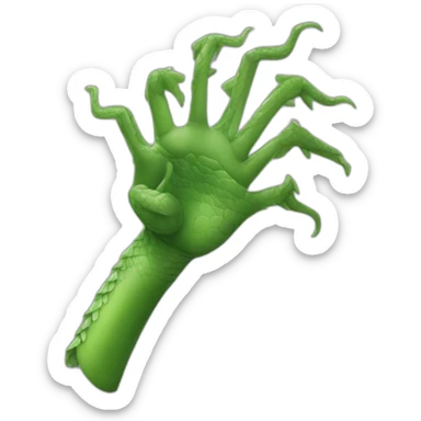 chinese dragon hand sticker