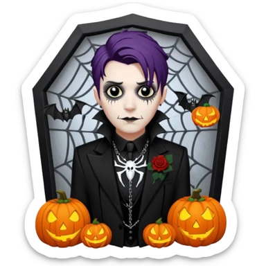 Chris motionless  🕸🦇🎃🥀⚰️🖤🪦⛓🕯🎶🎤 sticker