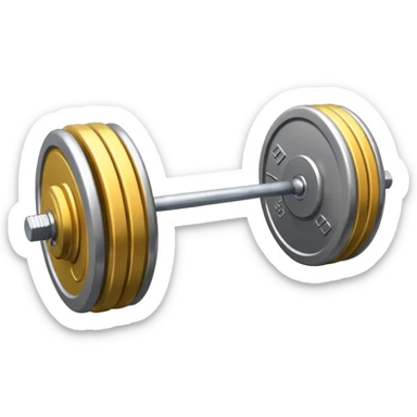 Haltère de muscu sticker