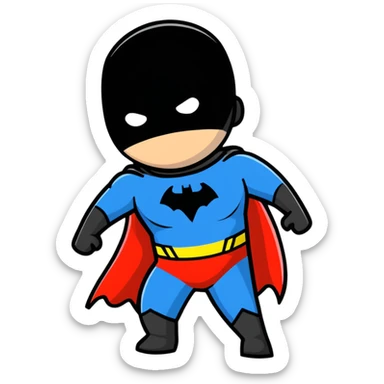 superhero sticker