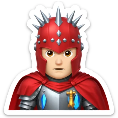 The Mega Knight From Clash Royale sticker