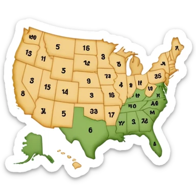 north america east region sticker