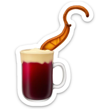 mulled wine sticker