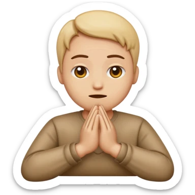 make a emoji who are say sorry sticker