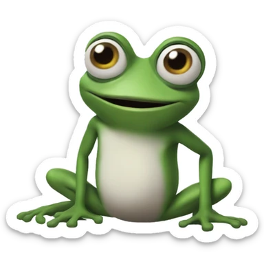 Crazy frog from the one song sticker
