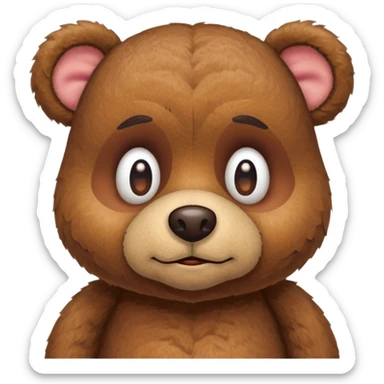 Mr Bean Teddy sticker