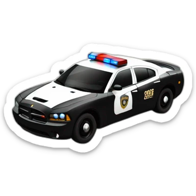 dodge-charger-2006-police-car sticker