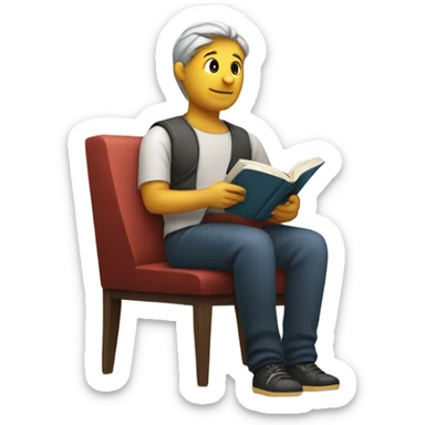 Not watching tv sticker