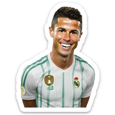 Do something funny with cristiano ronaldo sticker