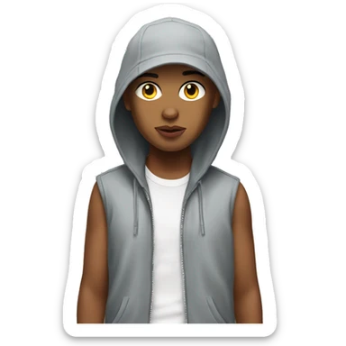Eminem if he was a girl sticker