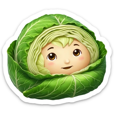 Cabbage roll  with no face sticker