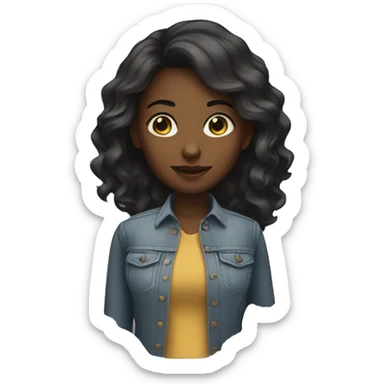 girl community manager sticker