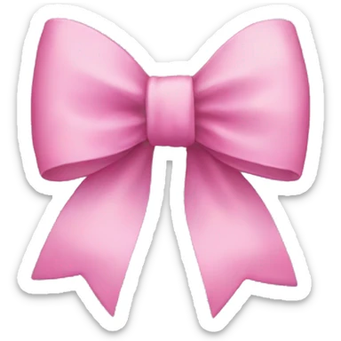 Pink bow  sticker