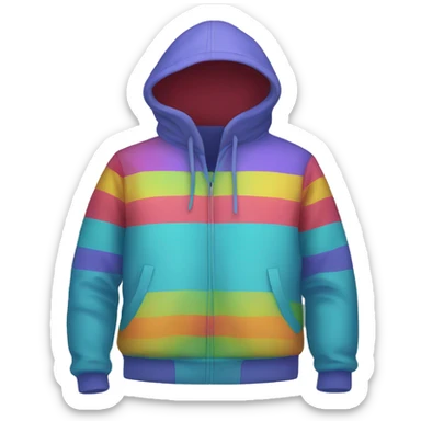 colorful clothing sticker
