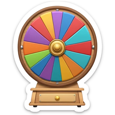 prize wheel sticker