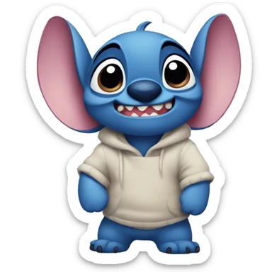 Cute stitch sticker