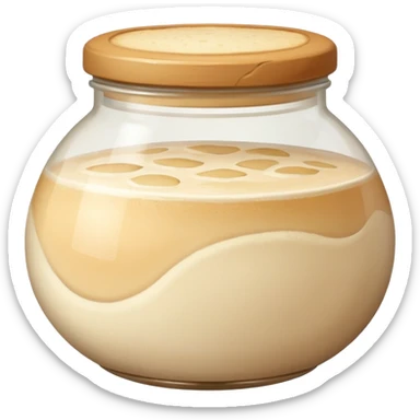 Sourdough starter sticker