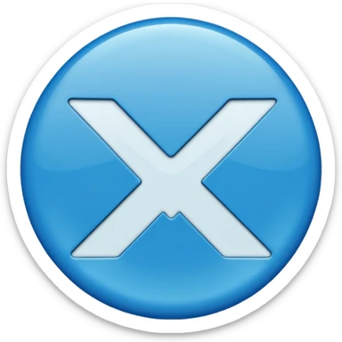 Create me an emoji that looks similar to the Facebook blue verification batch it's for my research sticker