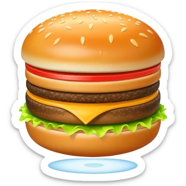 ￼ big Mac bubble sticker