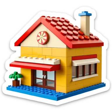 lego pizzaria sticker