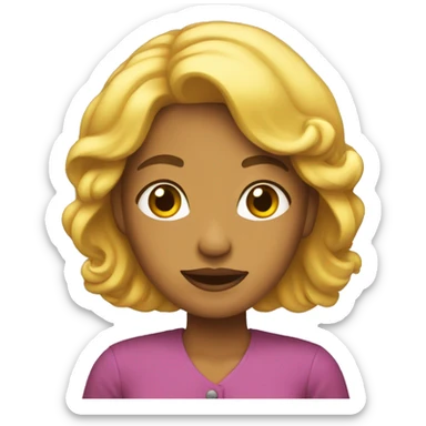 Femme qui se réveille  sticker