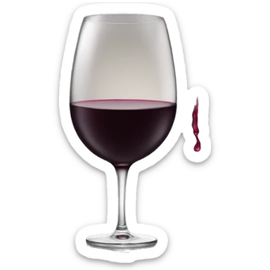 Wine pour sticker