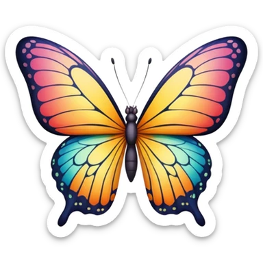 Butterfly Wings sticker
