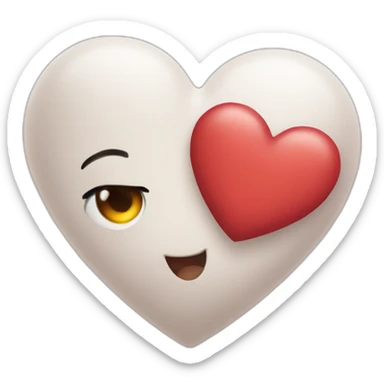 Heart in love sticker