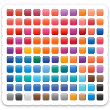 Pantone color  sticker