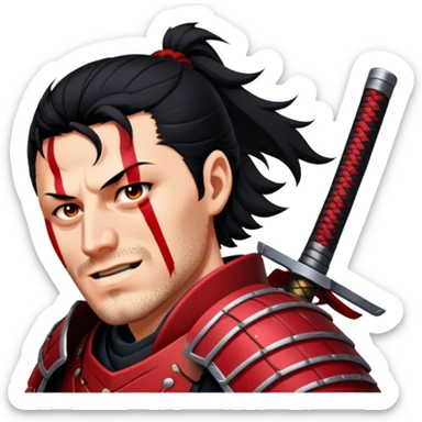Battle-Ready Samurai sticker