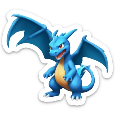 Mega Charizard X sticker