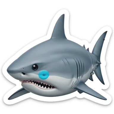 BULL SHARK FACE sticker