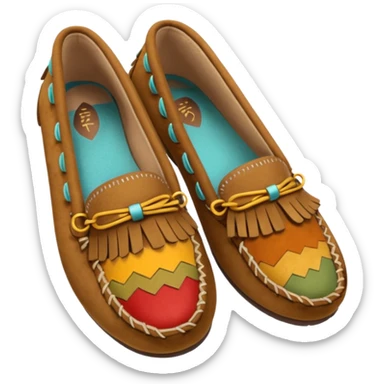 Women’s moccasins sticker
