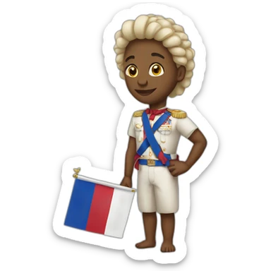 INDEPENDANCE + HAITI sticker