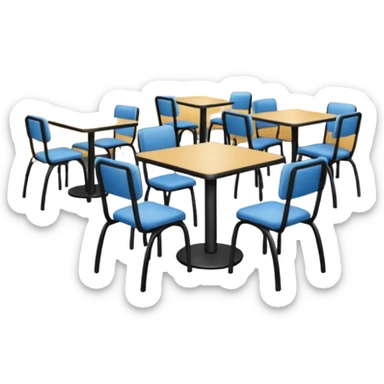 cafeteria cafe arua  sticker